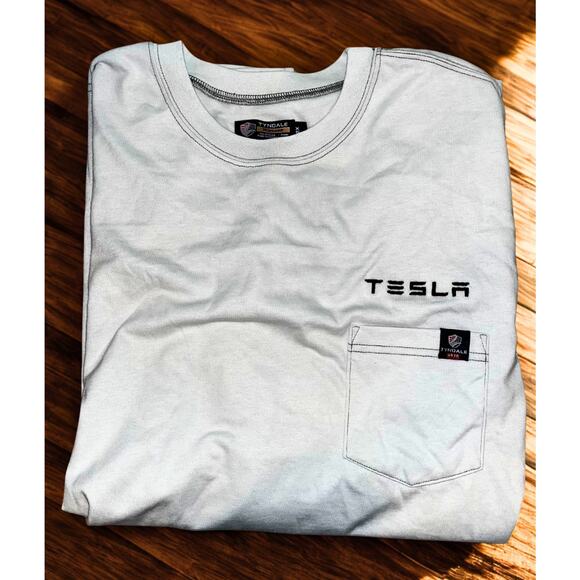Tyndale Tesla Work Shirt NWT 2X Gray Arc Rated Flame Resistant USA - Picture 2 of 10